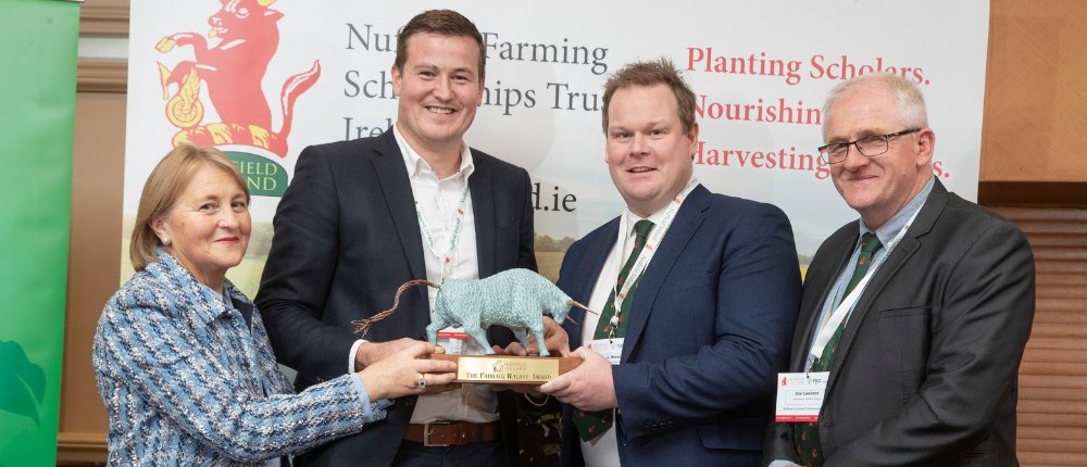 Lance Woods 2022 Nuffield Scholar winner of Padraig Walshe award 2023