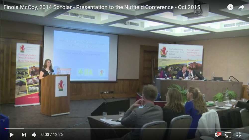 Finola McCoy – 2014 Scholar